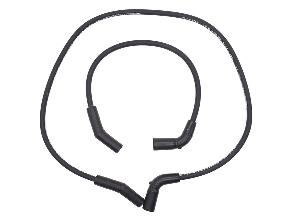 8mm Spark Plug Wire Set - Black. Fits Touring 2009-2016.