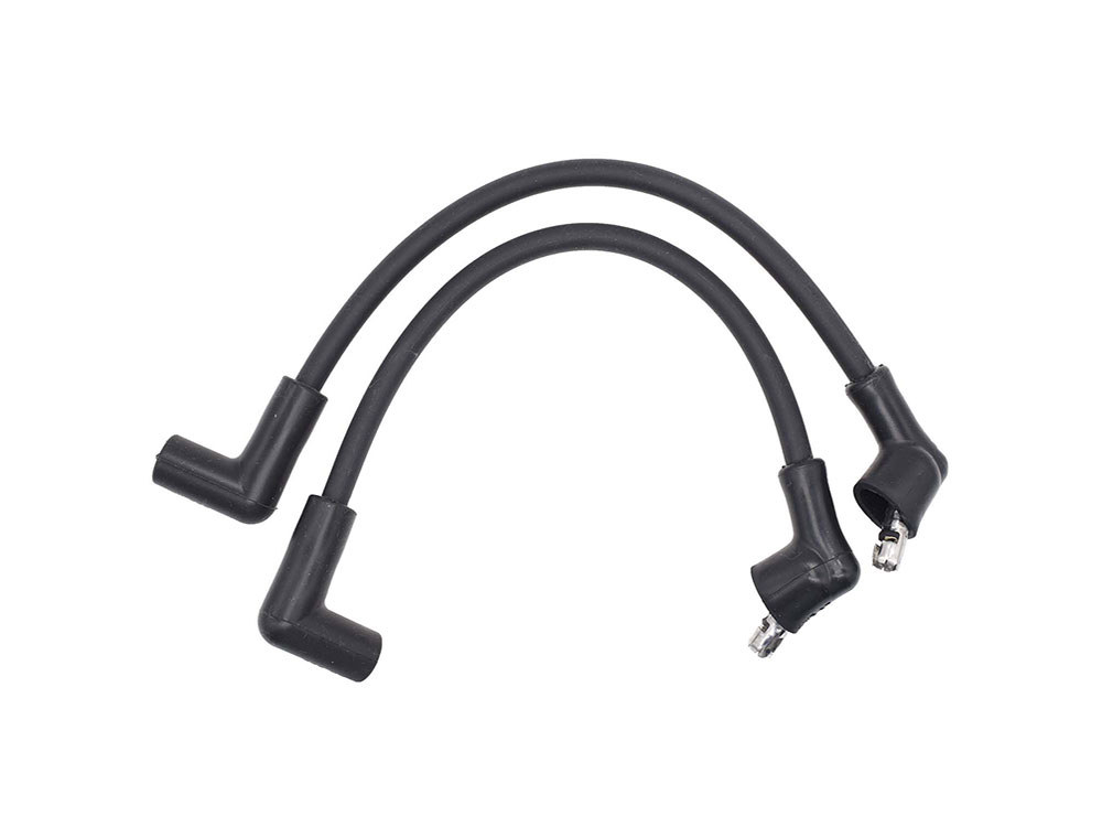 8mm Spark Plug Wire Set - Black. Fits FXR 1982-1994
