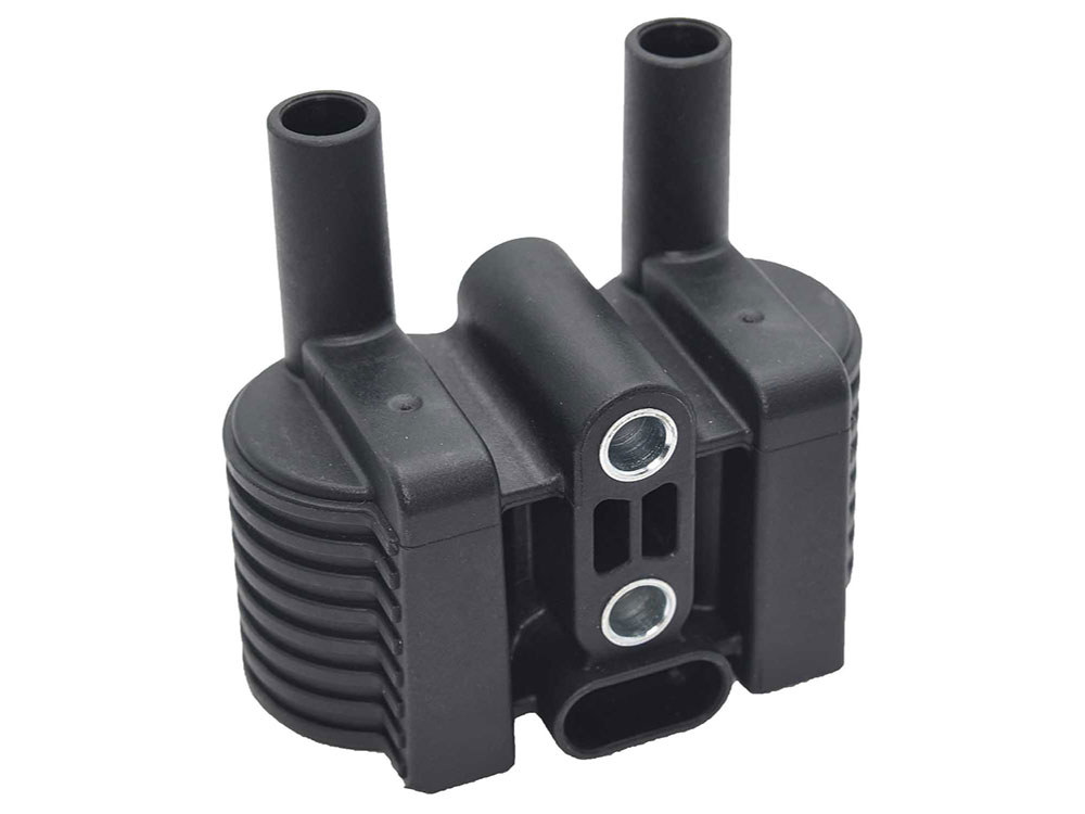 Ignition Coil - Black. Fits Sportster 2007-2021 & Street 2015-2020.