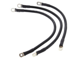 Battery Cable Kit - Black. Fits FXR 1982-1988. 