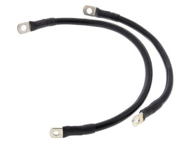 Battery Cable Kit - Black. Fits Sportster 1981-2003. 