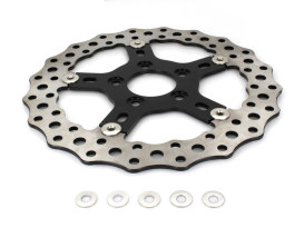 11.5in. Front or Rear Jagged Disc Rotor. Fits Big Twin 2000up & Sportster 2000-2021. 