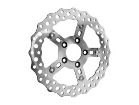 11.5in. Front or Rear Jagged Disc Rotor - Stainless Centre. Fits Big Twin & Sportster 2000up. 