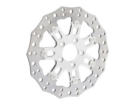11.8in. Front 7-Valve Disc Rotor - Chrome. Fits Dyna 2006-2017, Softail 2015up, Sportster 2014up & Some Touring 2008up. 