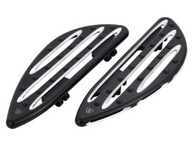 Deep Cut Front FloorBoards - Black. Fits FL Softail 2018up. 