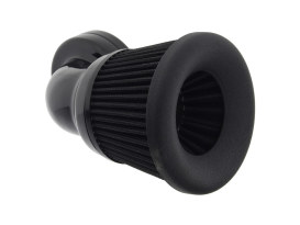 Velocity 90° Air Cleaner Kit - Black. Fits Big Twins 1999-2017 with CV Carb or Cable Operated Delphi EFI. 