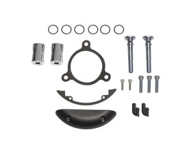 Inverted Air Cleaner Hardware Kit - Chrome. Fits Touring 2008-2016 & Big Twin 2016-2017 with Throttle By Wire. 