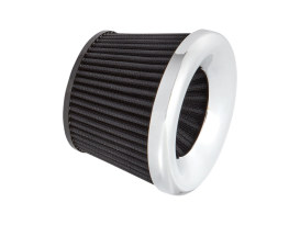 Air Filter Element - Chrome Trim. Fits Velocity Air Cleaners. 
