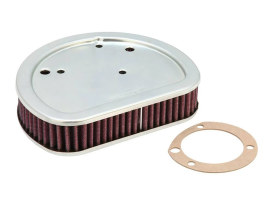 Air Filter Element. Fits Twin Cam with OEM Round Air Cleaner Cover. 