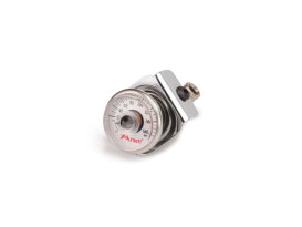 Analogue Air Pressure Gauge - Chrome. Fits Touring Models. 