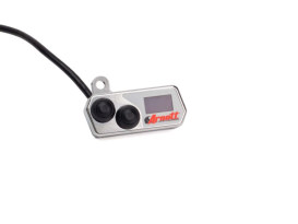 Handlebar Control Switch with LED Gauge - Chrome. Fits Bikes with Air Suspension. 