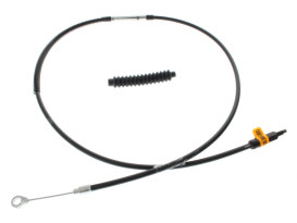 Black Vinyl Clutch Cable. Fits Big Twin 1987-2006 5spd. 62in. Long. 