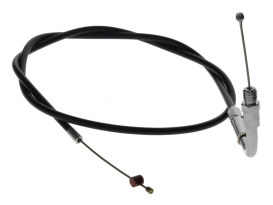 Black Vinyl Throttle Cable. Fits Big Twin 1990-95. 32in. Long. 