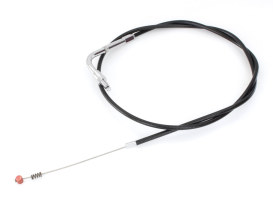 Black Vinyl Idle Cable. Fits Big Twin 1990-95. 35in. Long. 