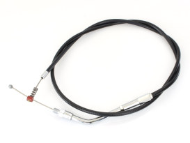 Black Vinyl Idle Cable. Fits Big Twin 1981-88. 41in. Long. 