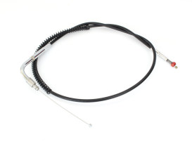 Black Vinyl Idle Cable. Fits Big Twin 1996-2017. 31.5in. Long. 