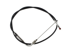 Black Vinyl Idle Cable. Fits Big Twin 1996-2017. 34in. Long. 