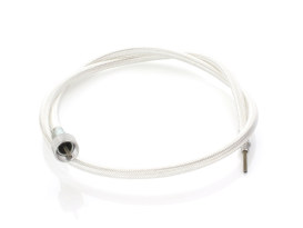 40in. Speedo Cable with 16mm Nut - Platinum Braided. 