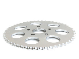 51 Tooth, 6mm Offset Steel Rear Chain Sprocket - Chrome. Fits Big Twin 1973-1999 & Sportster 1979-1981. 