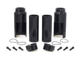 Six Piece Fork Cover Set - Black. Fits Breakout 2018up. 