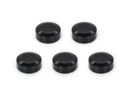 Rear Pulley Bolt Covers - Black. 