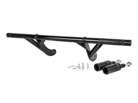 Front & Rear Crash Bar Kit - Black. Fits Dyna 2006-2017 with Mid-Mount Controls 