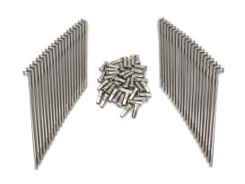 17in. Heavy Duty Spokes - Stainless Steel. Fits the Genuine H-D Smooth Profile Rim  when used in conjunction with 1997up H-D style Rear Hub or H-D Style Wide Glide Front Hub. 