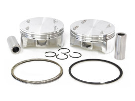 Std Pistons with 11.0:1 Compression Ratio. Fits Milwaukee-Eight 2017up with Big Bore 107ci to 120ci Engine. 