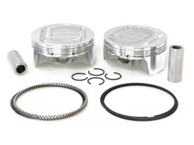 Std Pistons with 11.0:1 Compression Ratio. Fits Milwaukee-Eight 2017up with Big Bore 107ci to 124ci Engine. 