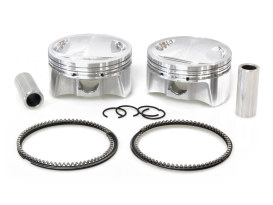 Std Pistons with 10.75:1 Compression Ratio. Fits Big Twin 1999-2006 with 88ci to 98ci Big Bore Twin Cam Engine. 