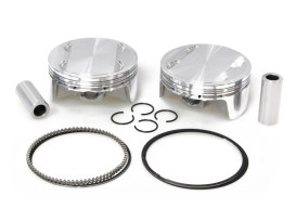 Std Pistons with 11.5:1 Compression Ratio. Fits Milwaukee-Eight 2017up with Big Bore 107ci to 124ci Engine. 