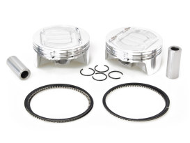 Std Pistons with 11.0:1 Compression Ratio. Fits Milwaukee-Eight 2017up with Big Bore 114ci to 128ci Engine. 