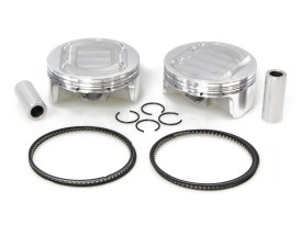 Std Pistons with 11.5:1 Compression Ratio. Fits Milwaukee-Eight 2017up with Big Bore 114ci to 128ci Engine. 
