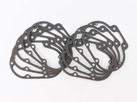 Clutch Cover Gasket - Pack of 10. Fits Dyna 2006-2017, Softail 2007up & Touring 2007up. 
