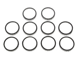 Tapered Exhaust Gasket - Pack of 10. Fits Big Twin 1984up & Sportster 1986-21. 