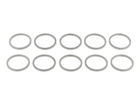 Race/Screamin Eagle Style Exhaust Gaskets - Pack of 10. Fits Big Twin 1984up & Sportster 1986-2021. 