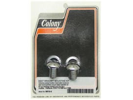 Seat Mount Bolts - Chrome. Fits Fat Boy & Heritage 1987-2017. 