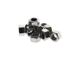 3/8-16 UNC Hex Nuts - Chrome. Pack 10. 