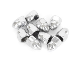 7/16-20 UNF Acorn OEM Style Nuts - Chrome. Pack 10. 