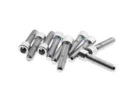 1/4-28 x 1in. UNF Polished Socket Head Allen Bolts - Chrome. Pack 10. 