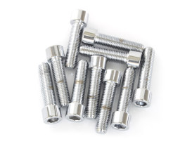 5/16-24 x 1-1/4in. UNF Polished Socket Head Allen Bolts - Chrome. Pack 10. 
