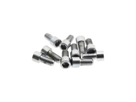 3/8-24 x 3/4in. UNF Polished Socket Head Allen Bolts - Chrome. Pack 10. 