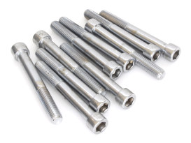 7/16-20 x 3-1/2in. UNF Polished Socket Head Allen Bolts - Chrome. Pack 10. 