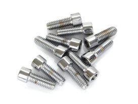 5/16-18 x 7/8in. UNC Polished Socket Head Allen Bolts - Chrome. Pack 10. 