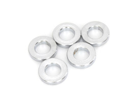 5/16in. ID x 1/8in. Wide Steel Spacers - Chrome. Pack 5. 