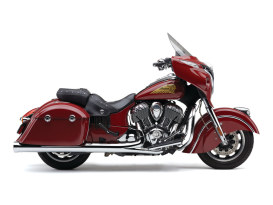 4in. Slip-On Mufflers - Chrome. Fits Indian Big Twin with Hard Saddle Bags. 