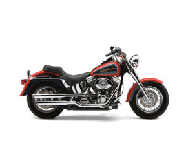 Slash Cut Mufflers - Chrome. Suits Softail Standard and Heritage Classic 2000-2006. 