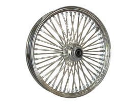 21in. x 3.5in. Mammoth Fat Spoke Front Wheel - Chrome. Fits Mid Glide Dyna 2012-2017 & FX Softail 2018up. 