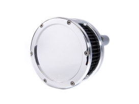 BA Air Cleaner Kit - Chrome with Solid Cover. Fits Touring 2017up & Softail 2018up. 