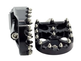 V3 MX Footpegs with HD Male Mount - Black. 
